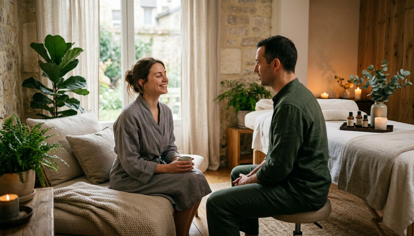 Pourquoi le lâcher-prise commence avant même le massage